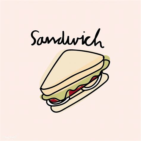 How To Draw A Sandwich - Best Drawing Pens