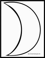 Printable Moon Coloring Pages sketch template