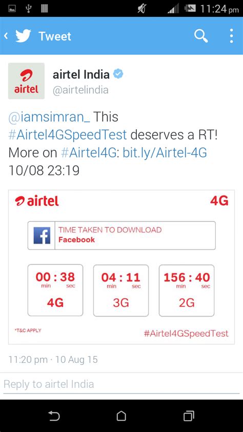 FunkyTechie: Airtel 4G SPEED TEST