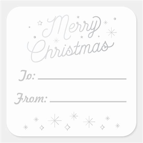 MERRY CHRISTMAS / Christmas Sticker Tags | Zazzle | Christmas stickers, Merry christmas, Gift ...