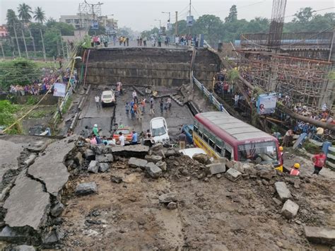 Majerhat bridge collapse in Kolkata today – HORRIFIC PICS | India News