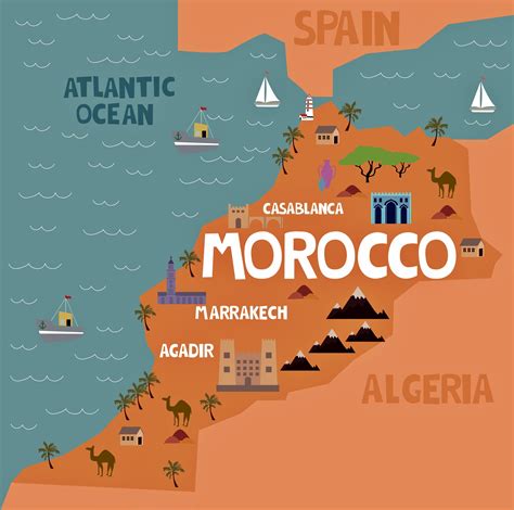 Detailed Map Of Morocco