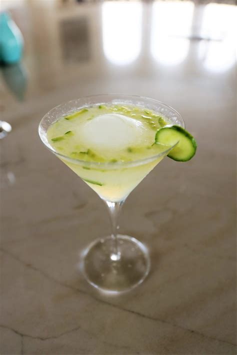 Cucumber Honey Lemon Vodka Martini - Ounce of Salt