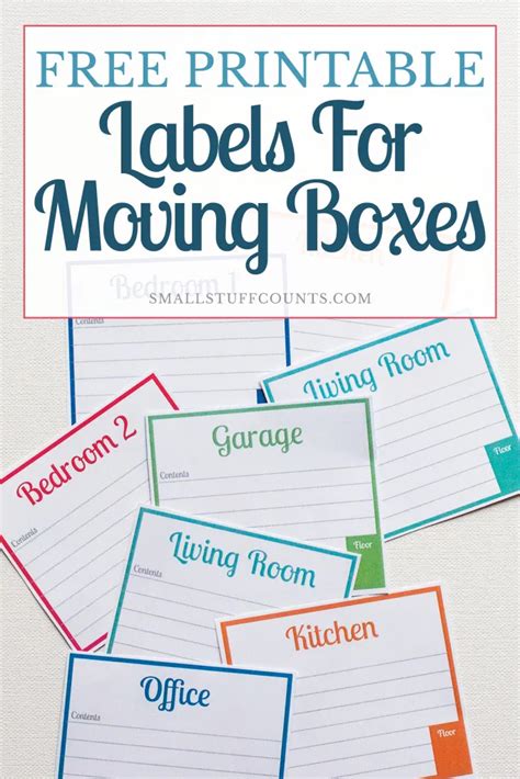 Free Printable Labels For Moving Boxes | Moving box labels, Labels printables free, Moving boxes