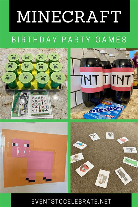 Minecraft Birthday Party Ideas - Party Ideas for Real People