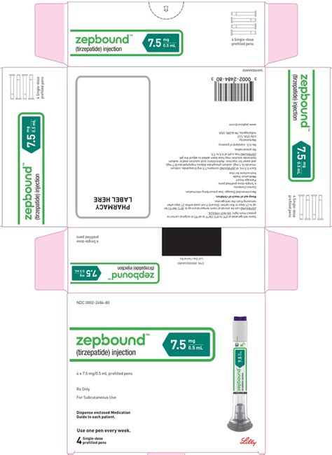 DailyMed - ZEPBOUND- tirzepatide injection, solution ZEPBOUND- tirzepatide injection, solution