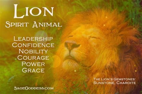 Characteristics of the Lion As An Spirit Animal | Lion spirit animal ...