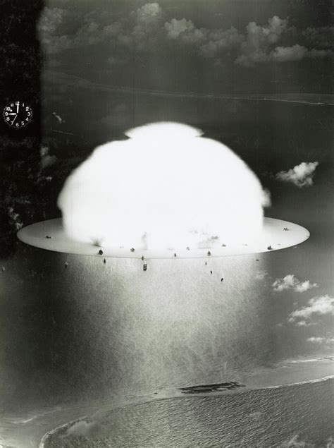 Operation Crossroads, Bikini Atoll, Mushroom cloud Painting by United States Army - Pixels