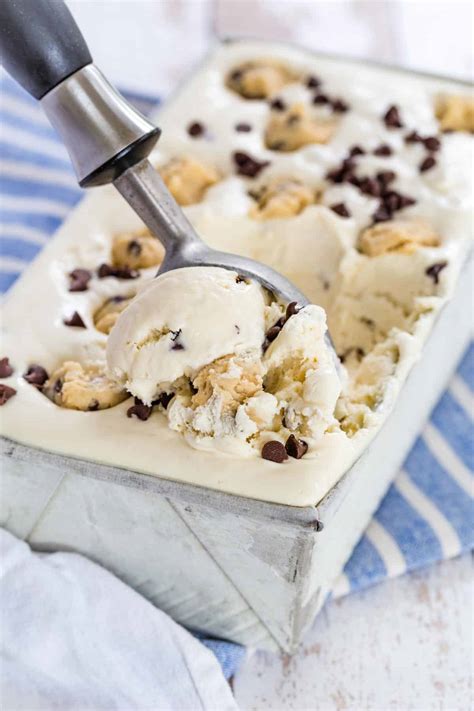 Homemade Cookie Dough Ice Cream