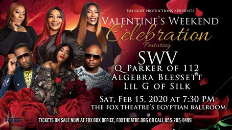 SWV's Valentine’s Weekend Celebration, Atlanta GA - Feb 15, 2020 - 7:30 PM