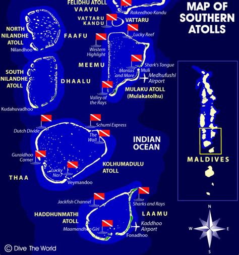 Thaa Map - Maldives