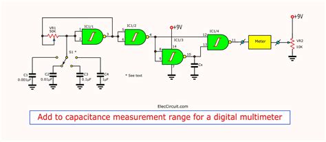 Digital Capacitance Meter Circuit Diagram - Wiring Diagram