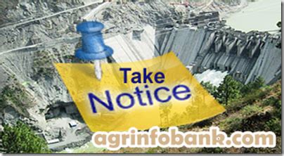 Notice demand on construction of Baglihar dam | Agriculture Information Bank