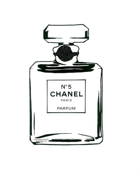 Large Print Coco Chanel No 5 with Glitter by creativelike on Etsy, $20.00 | Chanel wall art ...