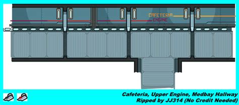 The Spriters Resource - Full Sheet View - Among Us - The Skeld: Cafeteria, Upper Engine, Medbay ...