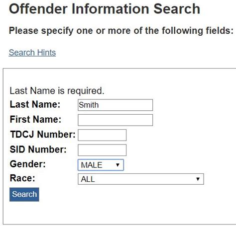 Texas Inmate Search - inmatesearchinfo.com