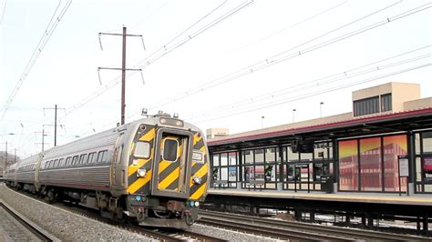 Amtrak & NJ Transit at Metropark Station - YouTube