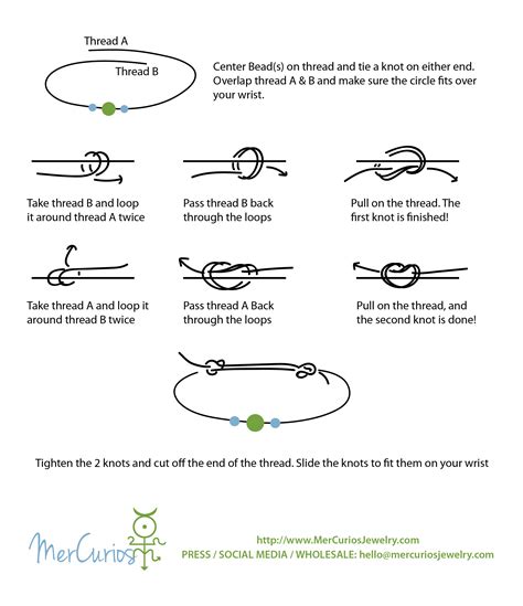 Sliding Knot Bracelet DIY — MerCurios Jewelry