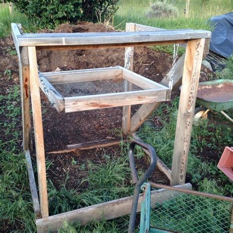 diy compost sifter | Diy compost, Garden compost, Veggie garden