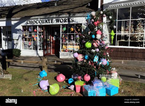 Stony Brook Village Long Island New York Stock Photo - Alamy