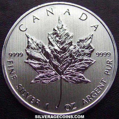 2012 Canadian 5 Dollars 1 Ounce Silver Maple Leaf - Silveragecoins