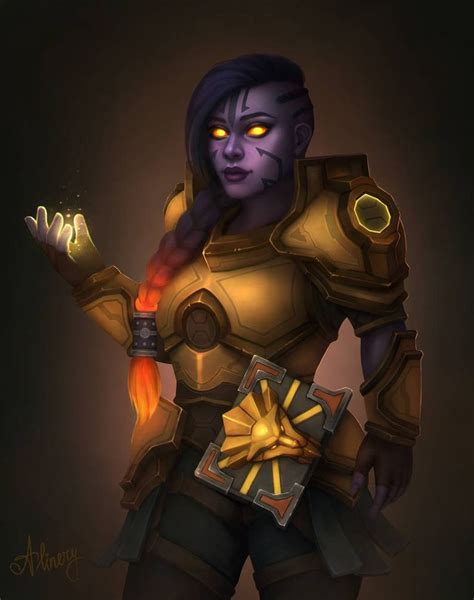 Dark iron dwarf paladin by Alinery | Dwarf paladin, World of warcraft ...