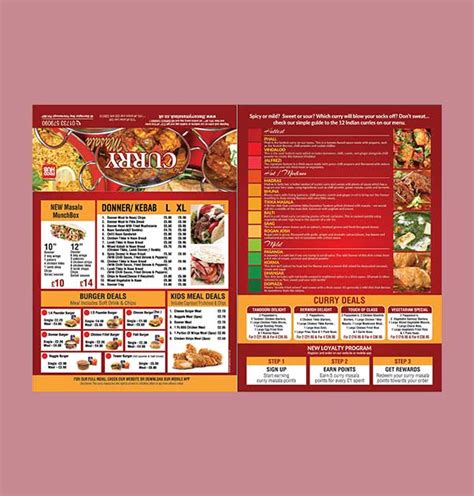 Takeaway Menu Design £49 | Restaurant, Takeaways, Cafè, Hotel, Sushi