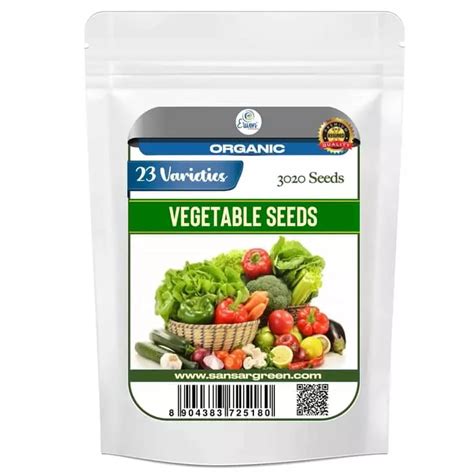 Vegetable Seeds - 23 Varieties of Best quality seeds for healthy plants