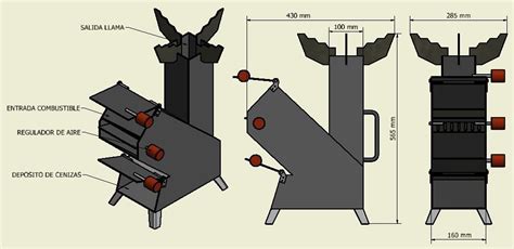 Risultati immagini per rocket stove plans | Cocina cohete, Estufas ...