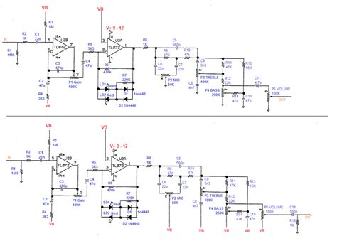 Need help with guitar Distortion pedal schematic in 2022 | Guitar ...