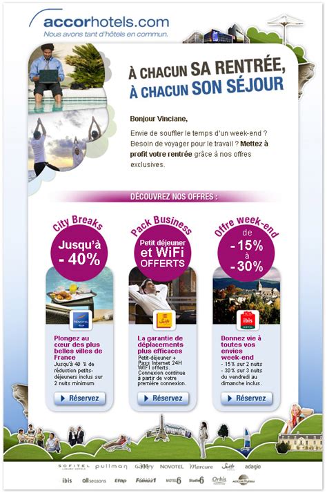 Accor Hotels France | Business Newsletter - François Soulignac | Digital Creative