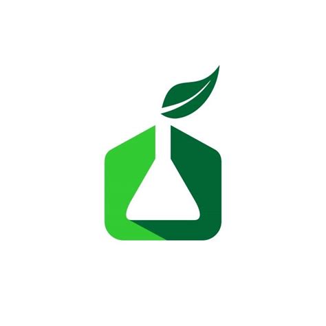 Química Orgânica Química E Folhas Com Logotipo ícone Símbolo PNG , A Investigação, Green ...