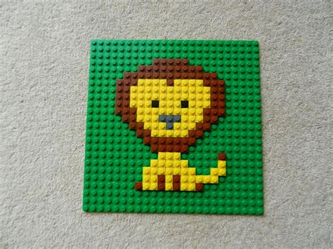 Nursery animal art, Safari animal art, Jungle animal picture, lego ...