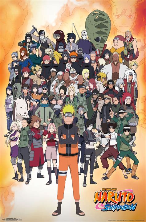 Naruto Shippuden - Group Wall Poster, 22.375" x 34" - Walmart.com | Naruto : shippuden ...