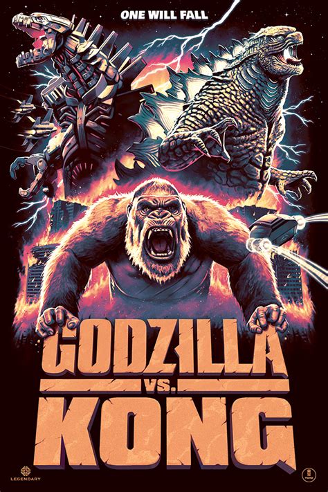 Godzilla vs. Kong by Thomas Walker - Home of the Alternative Movie Poster -AMP-