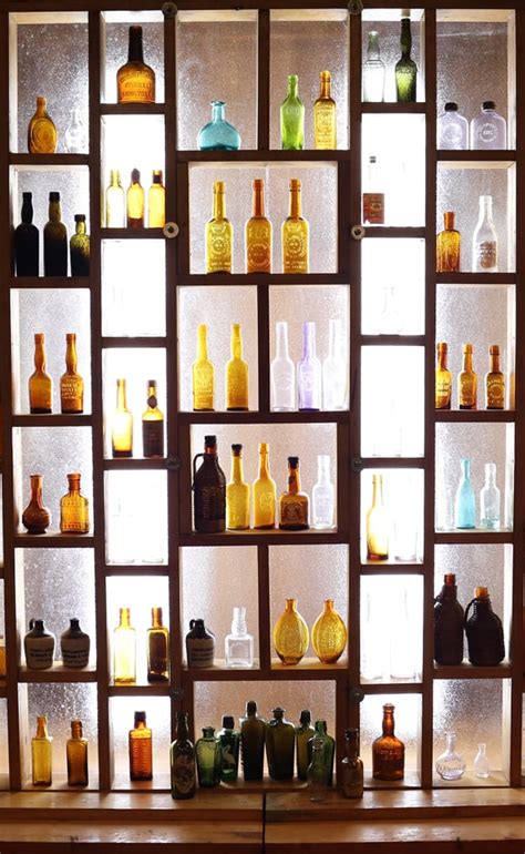 The Barns Miniature Bottle Display | Peachridge Glass