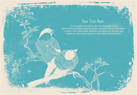 Vintage Bird Text Template ai svg eps vector | UIDownload