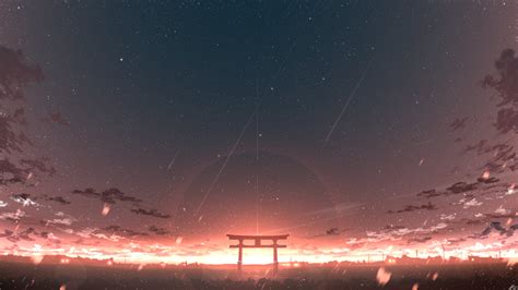 Anime Sunrise Wallpaper