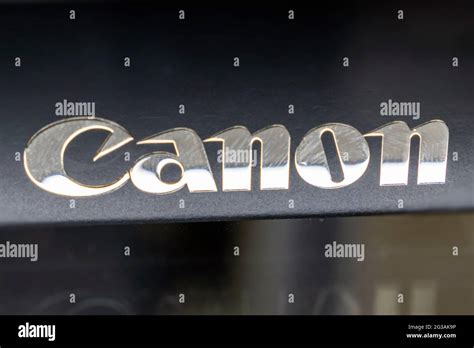 The Canon logo is a trademark of the Japanese corporation for the production of cameras ...