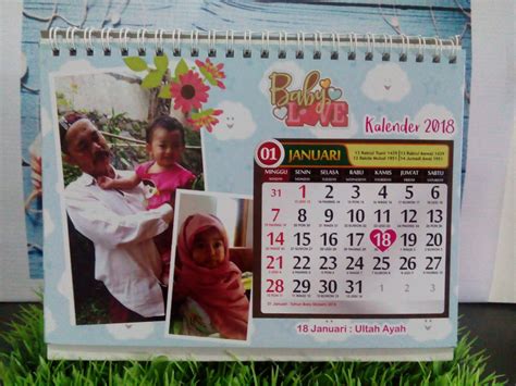 Kalender Duduk / Kalender Meja / Kalender Lucu