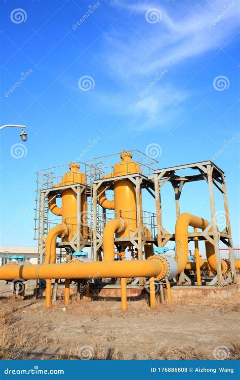 Oilfield equipment stock photo. Image of refinery, technology - 176886808