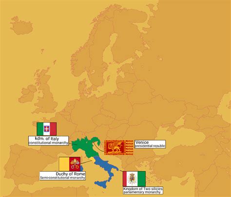 my redrawn map of europe with flags : r/imaginarymaps