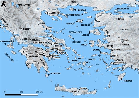 Ancient Greece Map Mediterranean Sea - Fall Trends 2024