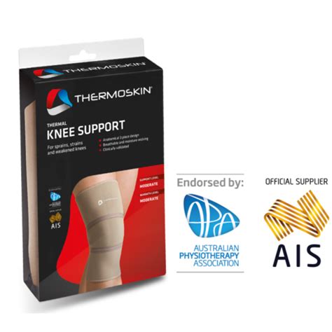 Buy Thermoskin Knee Thermal Support Medium | First Aid, Support Braces ...