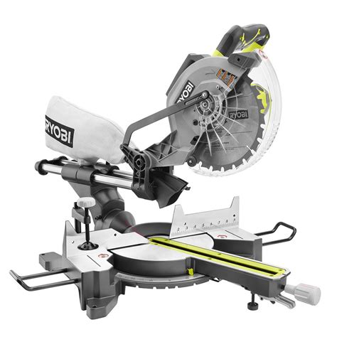 Ryobi 15-Amp 10 in. Sliding Miter Saw with Laser-TSS102L - The Home Depot