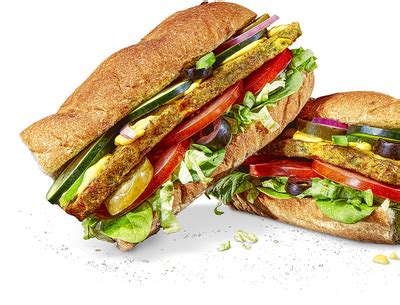 Subway 6" Veggie Patty Nutrition Facts