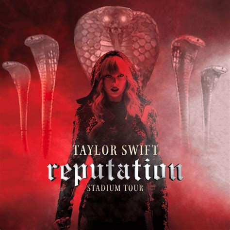 I made an album cover for the fanmade Reputation Stadium Tour album ...