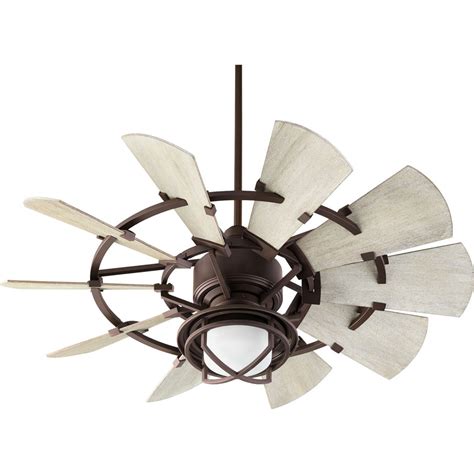 44" Rustic Windmill Fan - Shades of Light | Windmill ceiling fan, Farmhouse ceiling fan, Ceiling fan