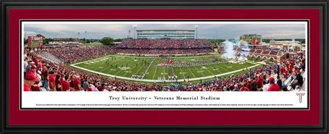 Troy Trojans Football Panorama - Veterans Memorial Stadium Fan Cave ...