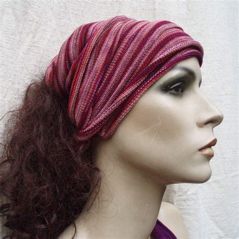 Head Wrap Turban Natural Cotton Fresh Bright Colours Stripe Maxi Size - Etsy